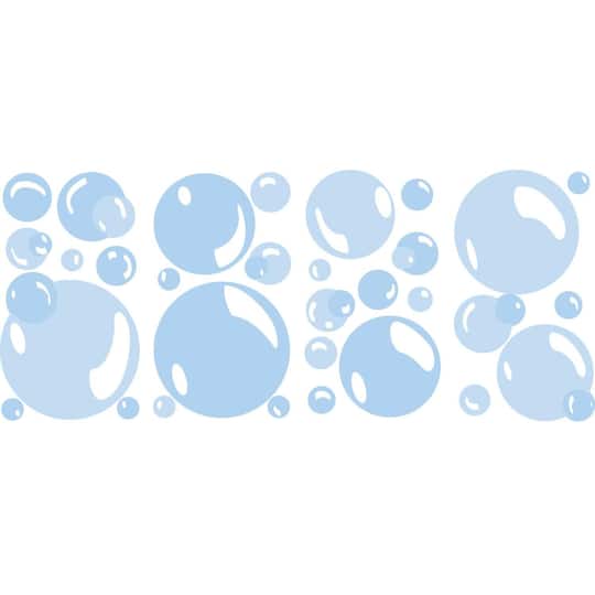 RoomMates Bubbles Peel & Stick Wall Decals in Blue | Michaels®